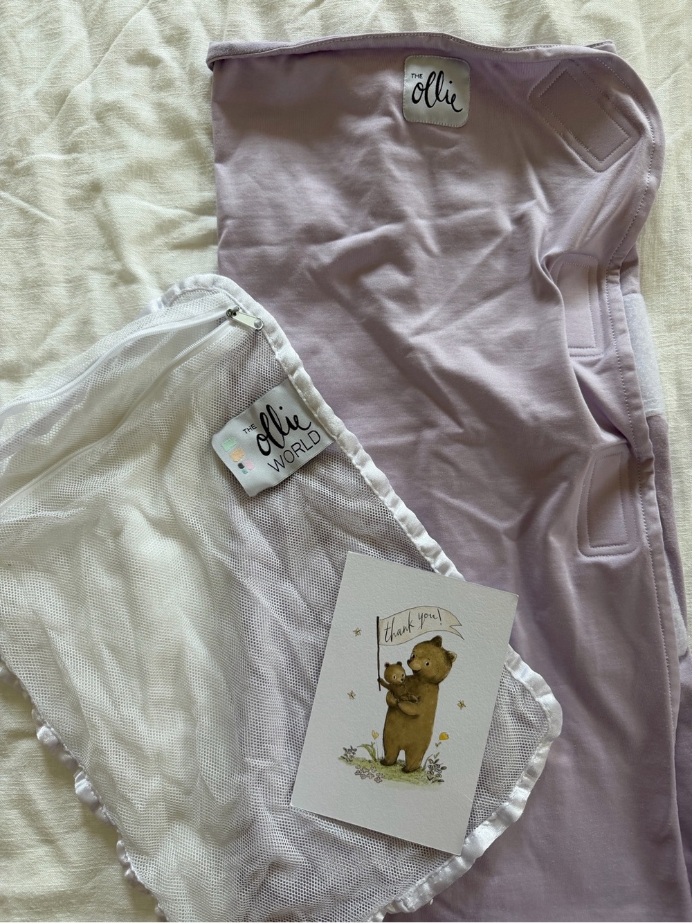 The Ollie World Lavender Swaddle